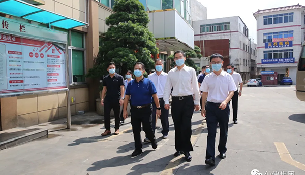 热烈欢迎人大重点建议督办调研工作组莅临万搏网集团考察指导工作